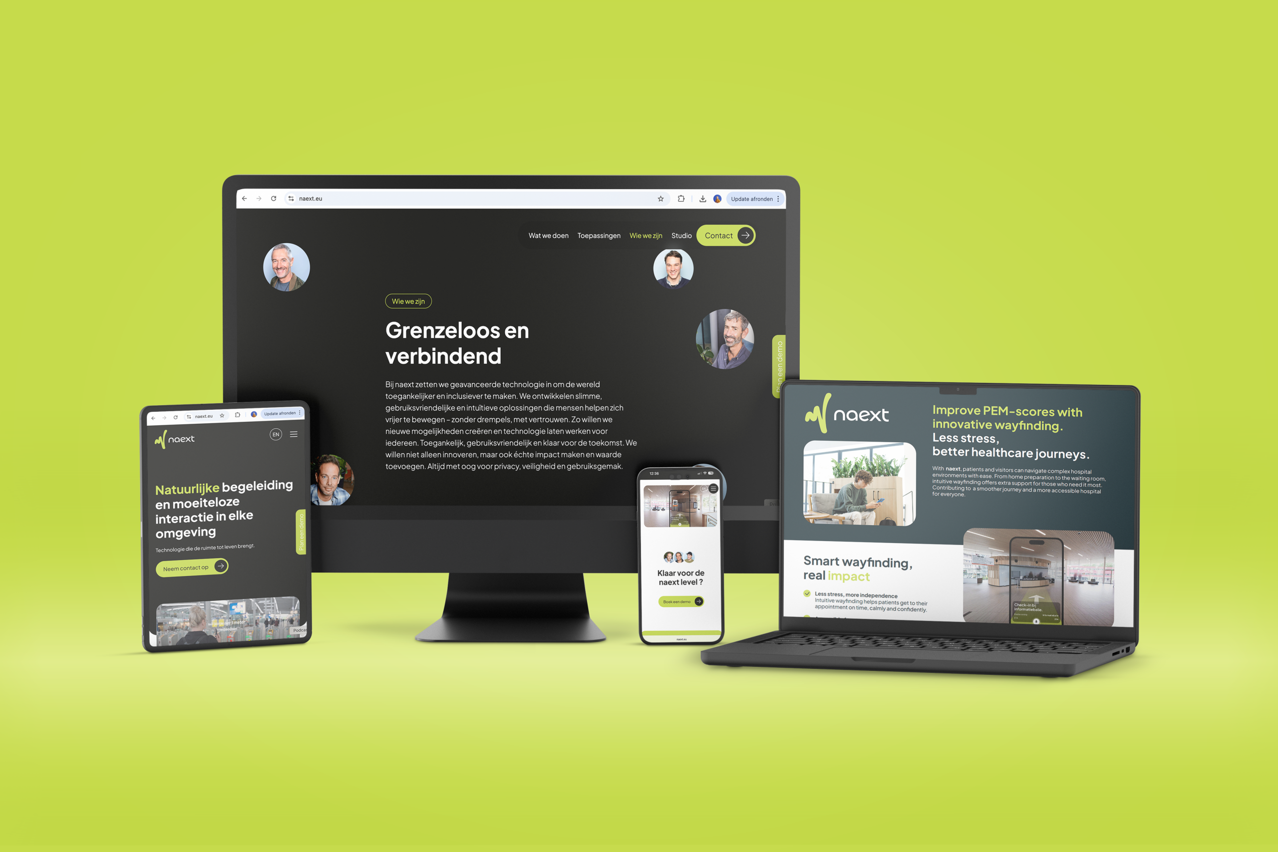 naext branding tech start-up mockups